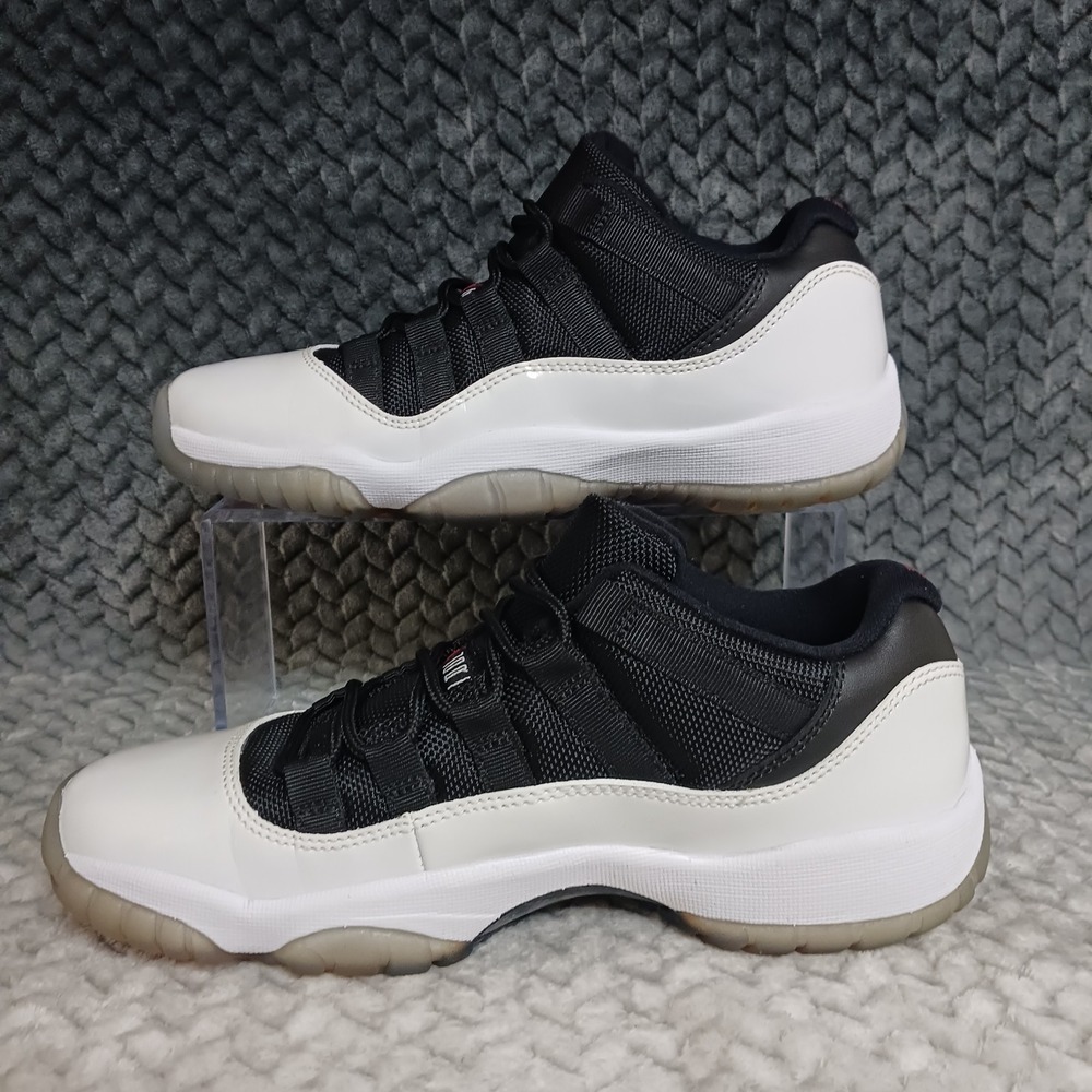 Air Jordan 11 Retro Low GS Basketball Sneakers Shoes White Black Size 5Y - Picture 2 of 16